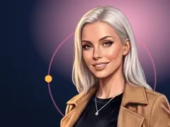 Ava Lindqvist, l'animatrice du guide, qui affiche la distance jusqu'au Chances Maple Ridge sur sa page